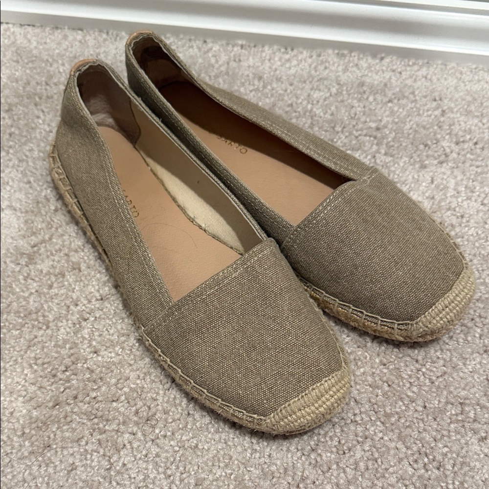 Franco Sarto Brown Espadrille Flats